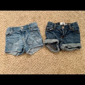 Toddler girl old navy denim shorts